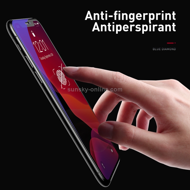 2 PCS Baseus 0.23mm Anti Blue-ray Crack-resistant Edges Curved Full Screen Tempered Glass Film for iPhone 11 Pro Max / XS Max 2 PCS Baseus 0.23mm Anti Blue-ray Crack-resistant Edges Curved Full Screen Tempered Glass Film for iPhone 11 Pro Max / XS Max