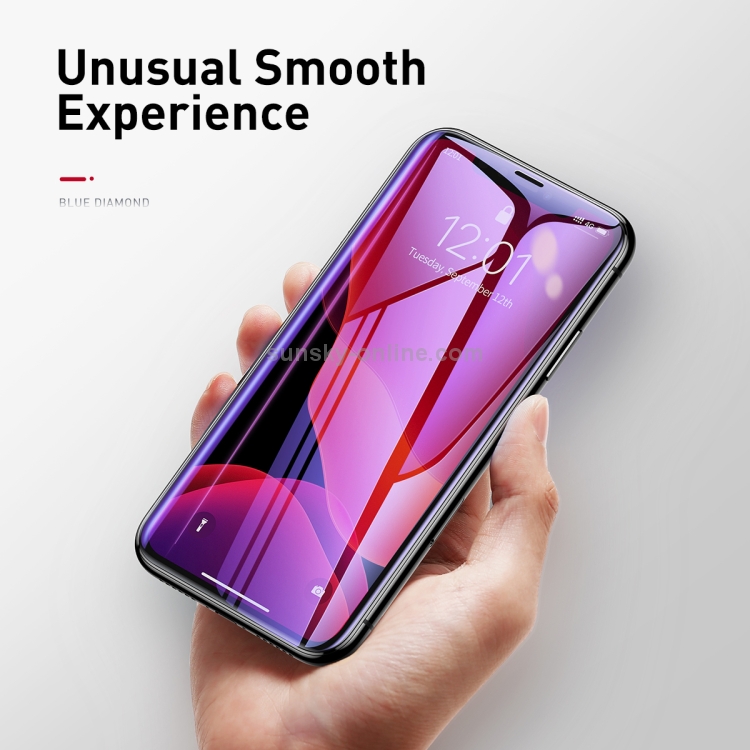 2 PCS Baseus 0.23mm Anti Blue-ray Crack-resistant Edges Curved Full Screen Tempered Glass Film for iPhone 11 Pro Max / XS Max 2 PCS Baseus 0.23mm Anti Blue-ray Crack-resistant Edges Curved Full Screen Tempered Glass Film for iPhone 11 Pro Max / XS Max