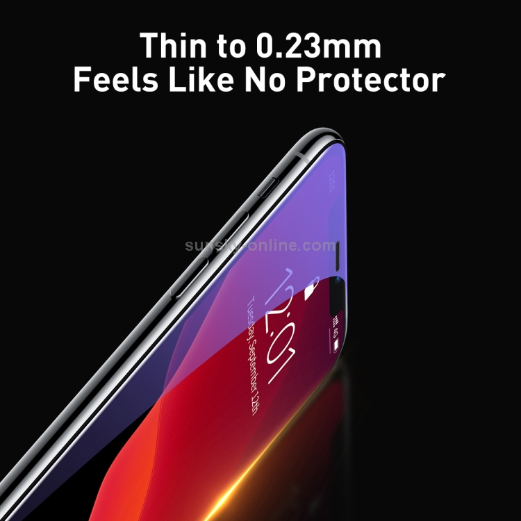 2 PCS Baseus 0.23mm Anti Blue-ray Crack-resistant Edges Curved Full Screen Tempered Glass Film for iPhone 11 Pro Max / XS Max 2 PCS Baseus 0.23mm Anti Blue-ray Crack-resistant Edges Curved Full Screen Tempered Glass Film for iPhone 11 Pro Max / XS Max