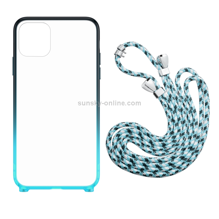 Baseus ARAPIPH65S-YS03 For iPhone 11 Pro Max 6.5 inch Element Crossbody Protective Case With Retractable Lanyard (Blue)