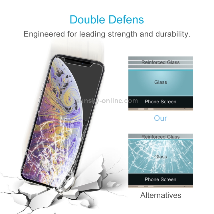 0.3mm 2.5D 9H Tempered Glass Film for iPhone 11 Pro Max / XS Max 0.3mm 2.5D 9H Tempered Glass Film for iPhone 11 Pro Max / XS Max