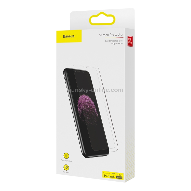 For iPhone 11 / XR 2pcs Baseus 0.3mm 9H Anti Blue-ray Tempered Glass Film For iPhone 11 / XR 2pcs Baseus 0.3mm 9H Anti Blue-ray Tempered Glass Film