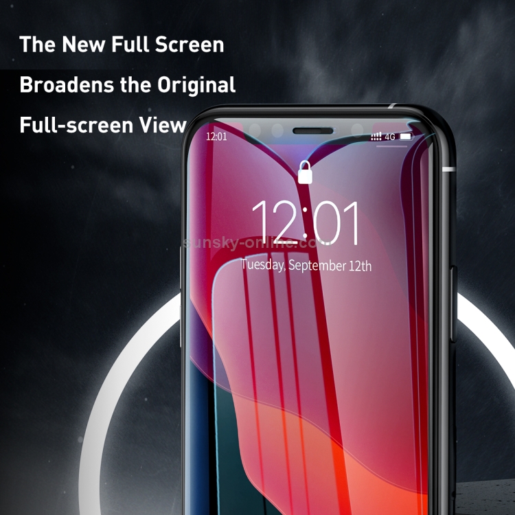 For iPhone 11 / XR 2pcs Baseus 0.3mm 9H Full Screen Tempered Glass Film For iPhone 11 / XR 2pcs Baseus 0.3mm 9H Full Screen Tempered Glass Film
