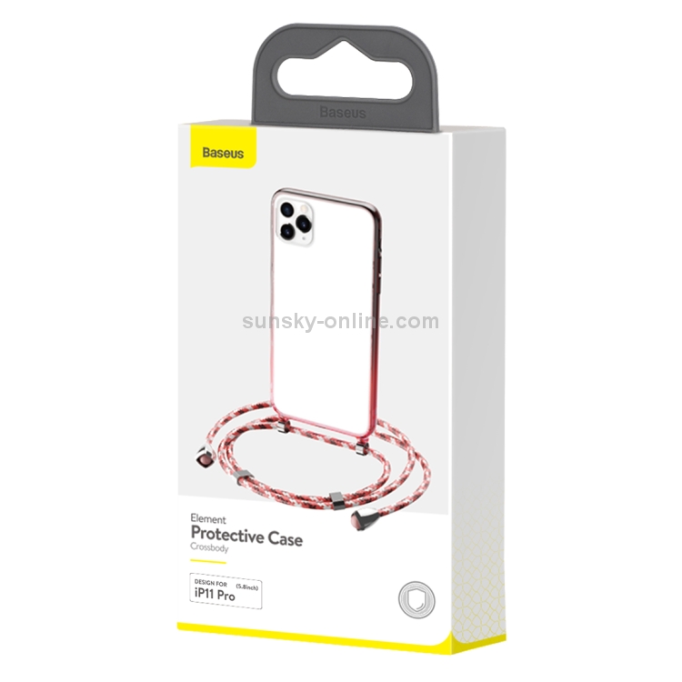 Baseus ARAPIPH58S-YS09 For iPhone 11 Pro 5.8 inch Element Crossbody Protective Case With Retractable Lanyard(Red) Baseus ARAPIPH58S-YS09 For iPhone 11 Pro 5.8 inch Element Crossbody Protective Case With Retractable Lanyard(Red)