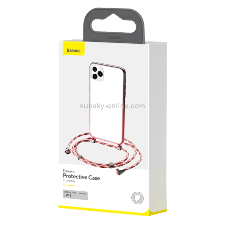 Baseus ARAPIPH61S-YS09 For iPhone 11 6.1 inch Element Crossbody Protective Case With Retractable Lanyard(Red) Baseus ARAPIPH61S-YS09 For iPhone 11 6.1 inch Element Crossbody Protective Case With Retractable Lanyard(Red)