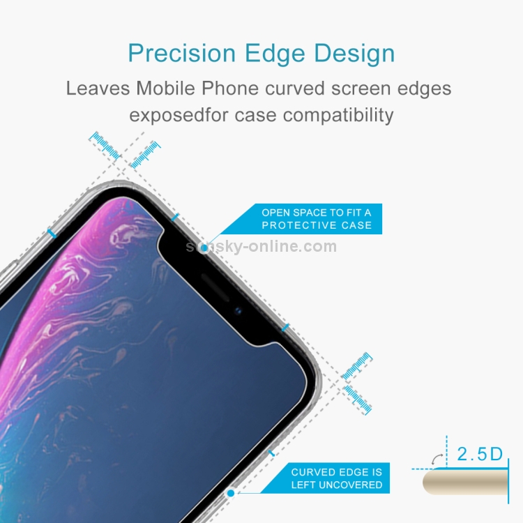 For iPhone 11 / XR 0.3mm 2.5D 9H Tempered Glass Film For iPhone 11 / XR 0.3mm 2.5D 9H Tempered Glass Film