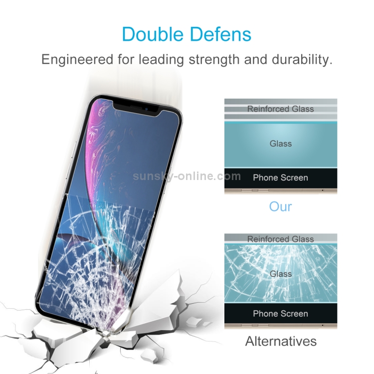 For iPhone 11 / XR 0.3mm 2.5D 9H Tempered Glass Film For iPhone 11 / XR 0.3mm 2.5D 9H Tempered Glass Film