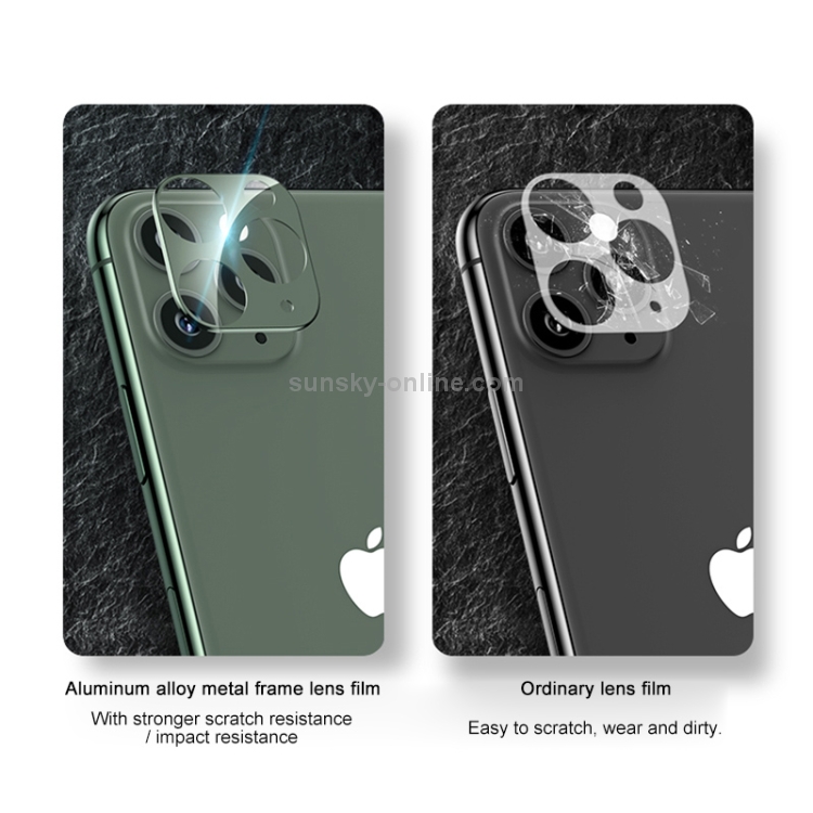 For iPhone 11 TOTUDESIGN Crystal Color Rear Camera Lens Protective Film (Yellow) For iPhone 11 TOTUDESIGN Crystal Color Rear Camera Lens Protective Film (Yellow)