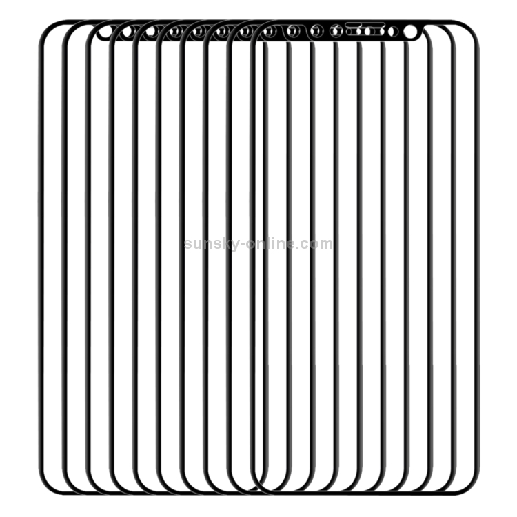 For iPhone 11 Pro Max / XS Max 50pcs 0.1mm 9H Full Screen Flexible Fiber Tempered Glass Film (Black) For iPhone 11 Pro Max / XS Max 50pcs 0.1mm 9H Full Screen Flexible Fiber Tempered Glass Film (Black)