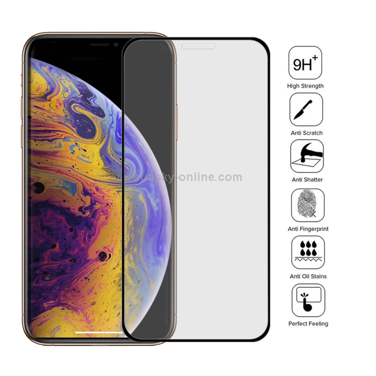 For iPhone 11 Pro Max / XS Max Anti-scratch 9H 10D Full Screen Privacy Anti-glare Tempered Glass Film For iPhone 11 Pro Max / XS Max Anti-scratch 9H 10D Full Screen Privacy Anti-glare Tempered Glass Film