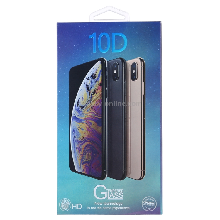 For iPhone 11 Pro Max / XS Max Anti-scratch 9H 10D Full Screen Purple-ray Tempered Glass Film For iPhone 11 Pro Max / XS Max Anti-scratch 9H 10D Full Screen Purple-ray Tempered Glass Film