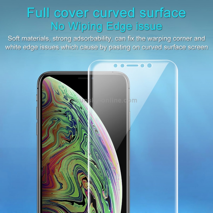 2 PCS IMAK 0.15mm Curved Full Screen Protector Hydrogel Film Front Protector for iPhone XS Max 2 PCS IMAK 0.15mm Curved Full Screen Protector Hydrogel Film Front Protector for iPhone XS Max