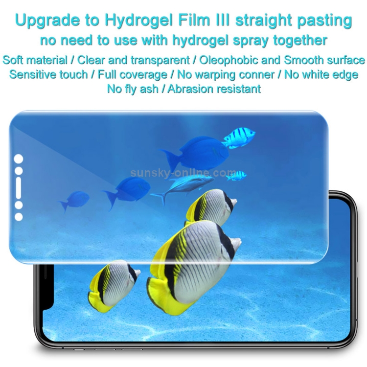 2 PCS IMAK 0.15mm Curved Full Screen Protector Hydrogel Film Front Protector for iPhone XS Max 2 PCS IMAK 0.15mm Curved Full Screen Protector Hydrogel Film Front Protector for iPhone XS Max
