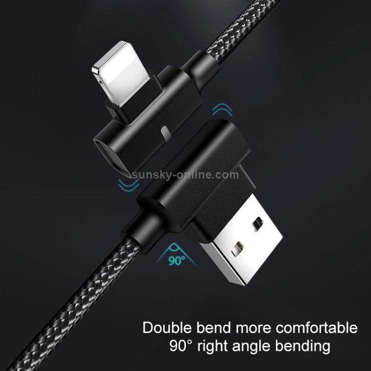 Benks D32 0.5m USB to 8 Pin Injection Bending Fast Charging & Data Cable with Indicator Light Benks D32 0.5m USB to 8 Pin Injection Bending Fast Charging & Data Cable with Indicator Light