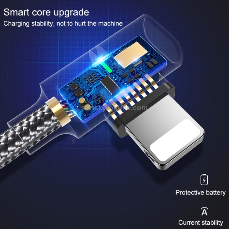 Benks D32 0.5m USB to 8 Pin Injection Bending Fast Charging & Data Cable with Indicator Light Benks D32 0.5m USB to 8 Pin Injection Bending Fast Charging & Data Cable with Indicator Light