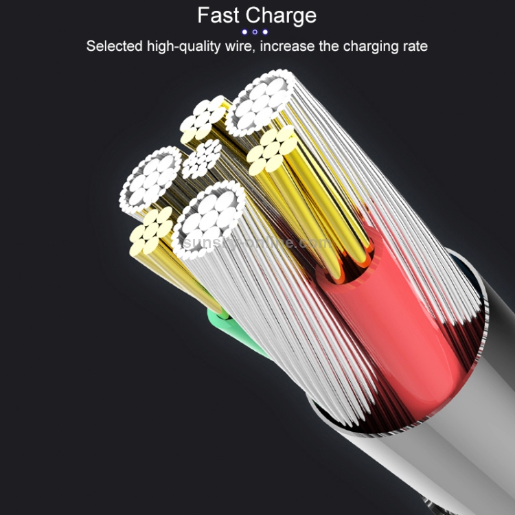 Benks D32 0.5m USB to 8 Pin Injection Bending Fast Charging & Data Cable with Indicator Light Benks D32 0.5m USB to 8 Pin Injection Bending Fast Charging & Data Cable with Indicator Light