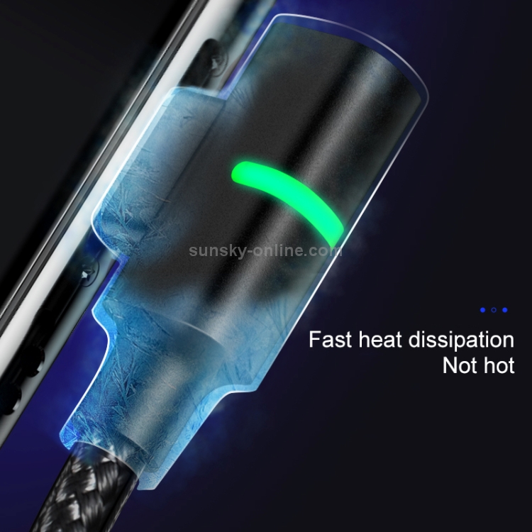 Benks D32 0.5m USB to 8 Pin Injection Bending Fast Charging & Data Cable with Indicator Light Benks D32 0.5m USB to 8 Pin Injection Bending Fast Charging & Data Cable with Indicator Light