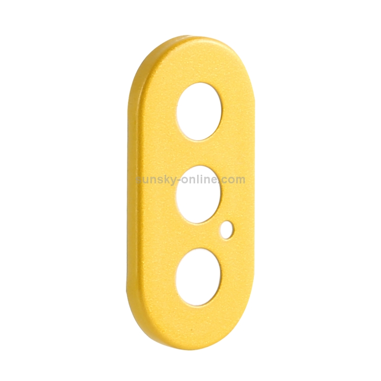 Rear Camera Lens Protection Ring Cover with Tray Eject Tool Needle For iPhone XS Max(Yellow) Rear Camera Lens Protection Ring Cover with Tray Eject Tool Needle For iPhone XS Max(Yellow)