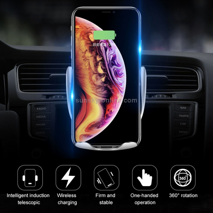 TOTUDESIGN King Series CACW-029 10W Induction Wireless Charging 4 - 6.5 inch Mobile Phone Car Mount TOTUDESIGN King Series CACW-029 10W Induction Wireless Charging 4 - 6.5 inch Mobile Phone Car Mount