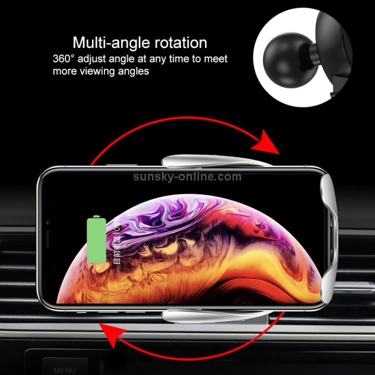 TOTUDESIGN King Series CACW-029 10W Induction Wireless Charging 4 - 6.5 inch Mobile Phone Car Mount TOTUDESIGN King Series CACW-029 10W Induction Wireless Charging 4 - 6.5 inch Mobile Phone Car Mount
