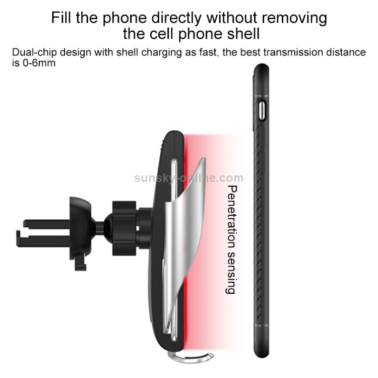 TOTUDESIGN King Series CACW-029 10W Induction Wireless Charging 4 - 6.5 inch Mobile Phone Car Mount TOTUDESIGN King Series CACW-029 10W Induction Wireless Charging 4 - 6.5 inch Mobile Phone Car Mount
