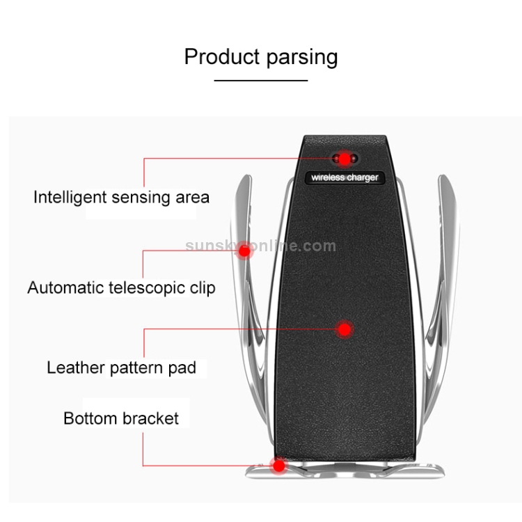 TOTUDESIGN King Series CACW-029 10W Induction Wireless Charging 4 - 6.5 inch Mobile Phone Car Mount TOTUDESIGN King Series CACW-029 10W Induction Wireless Charging 4 - 6.5 inch Mobile Phone Car Mount