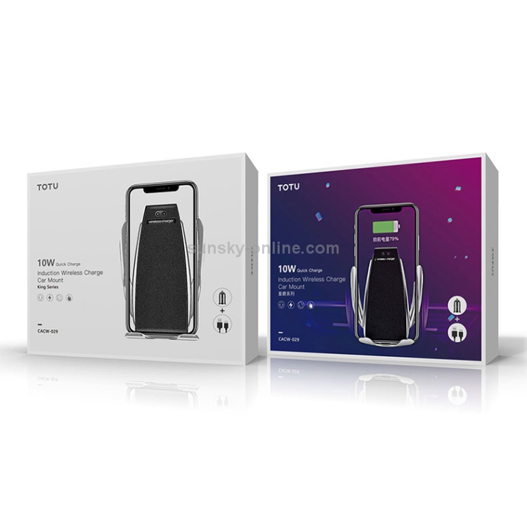 TOTUDESIGN King Series CACW-029 10W Induction Wireless Charging 4 - 6.5 inch Mobile Phone Car Mount TOTUDESIGN King Series CACW-029 10W Induction Wireless Charging 4 - 6.5 inch Mobile Phone Car Mount
