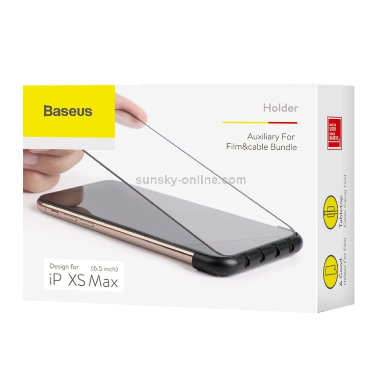 Baseus ACAPIPH65-A01 Cable Fixing Magic Tool Pad Pasting for iPhone XS Max(Black) Baseus ACAPIPH65-A01 Cable Fixing Magic Tool Pad Pasting for iPhone XS Max(Black)