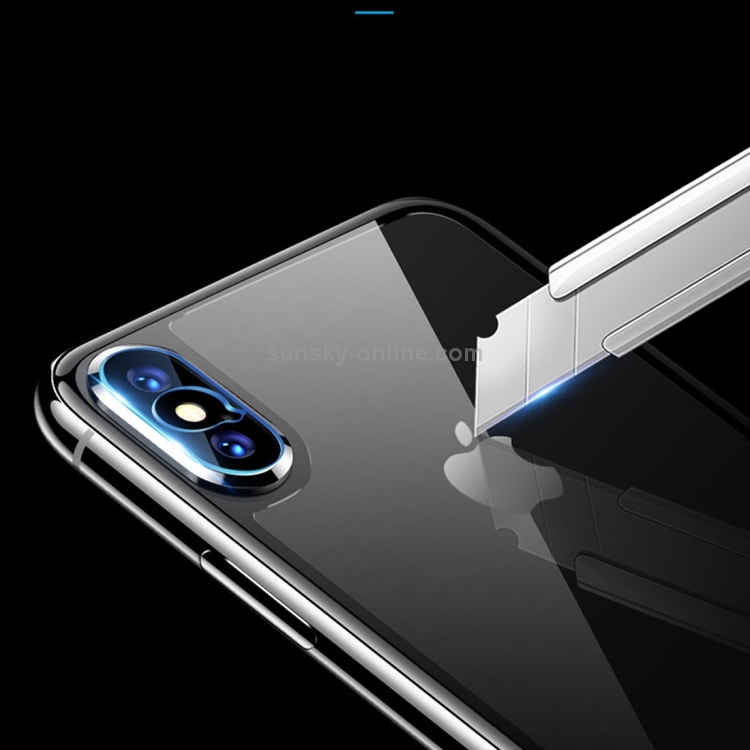 For iPhone XS Max TOTUDESIGN Rhino Family Tempered Glass Camera Lens + Back Protective Film Set (White) For iPhone XS Max TOTUDESIGN Rhino Family Tempered Glass Camera Lens + Back Protective Film Set (White)