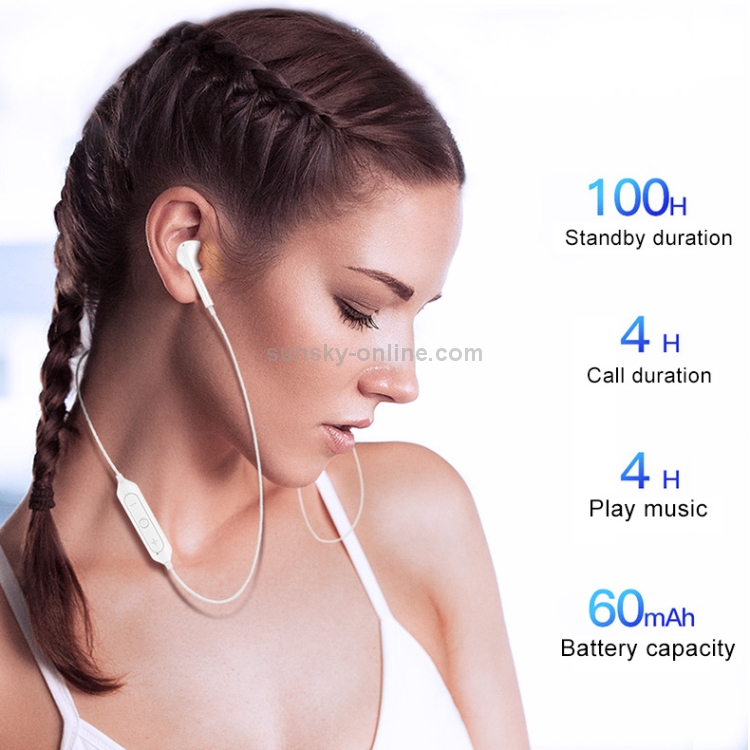 TOTUDESIGN Glory Series EAUB-16 Bluetooth 4.1 Sports Waterproof Earphone(White) TOTUDESIGN Glory Series EAUB-16 Bluetooth 4.1 Sports Waterproof Earphone(White)