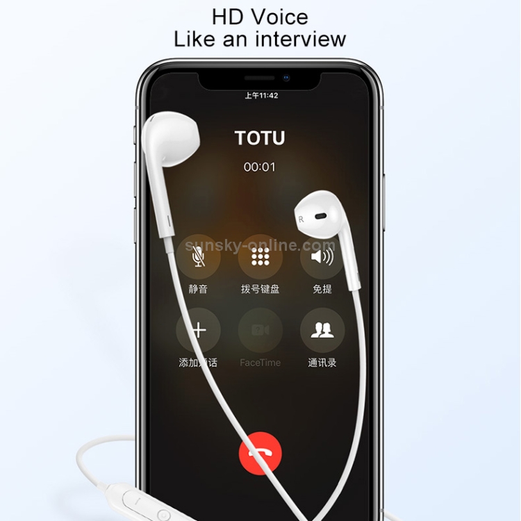 TOTUDESIGN Glory Series EAUB-16 Bluetooth 4.1 Sports Waterproof Earphone(White) TOTUDESIGN Glory Series EAUB-16 Bluetooth 4.1 Sports Waterproof Earphone(White)