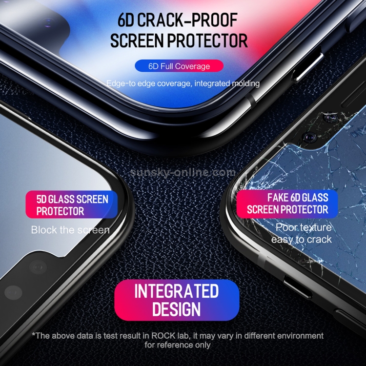 For iPhone 11 / XR ROCK 0.26mm 9H 6D Curved Surface Anti Blue-ray HD Full Screen Tempered Glass Film For iPhone 11 / XR ROCK 0.26mm 9H 6D Curved Surface Anti Blue-ray HD Full Screen Tempered Glass Film