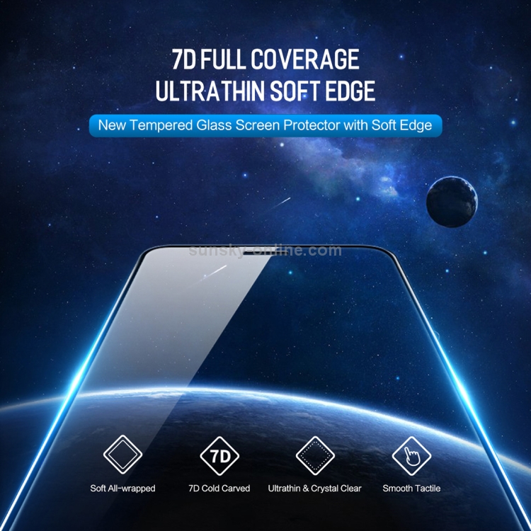 For iPhone 11 / XR ROCK 0.23mm Soft Edge 7D Curved Surface Anti Blue-ray Full Screen Tempered Glass Film For iPhone 11 / XR ROCK 0.23mm Soft Edge 7D Curved Surface Anti Blue-ray Full Screen Tempered Glass Film
