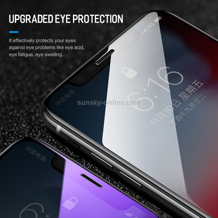 For iPhone 11 / XR ROCK 0.23mm Soft Edge 7D Curved Surface Anti Blue-ray Full Screen Tempered Glass Film For iPhone 11 / XR ROCK 0.23mm Soft Edge 7D Curved Surface Anti Blue-ray Full Screen Tempered Glass Film