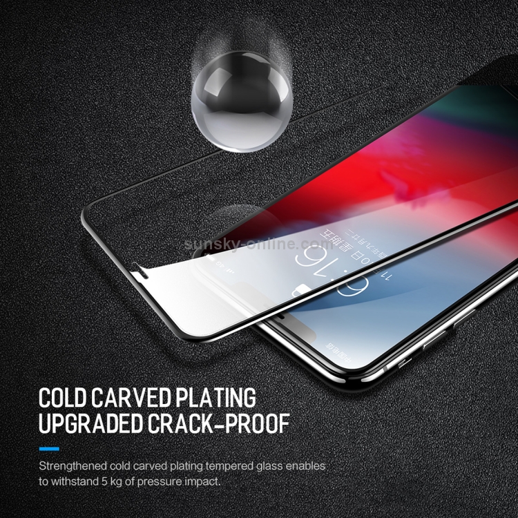 For iPhone 11 / XR ROCK 0.23mm Soft Edge 7D Curved Surface Anti Blue-ray Full Screen Tempered Glass Film For iPhone 11 / XR ROCK 0.23mm Soft Edge 7D Curved Surface Anti Blue-ray Full Screen Tempered Glass Film