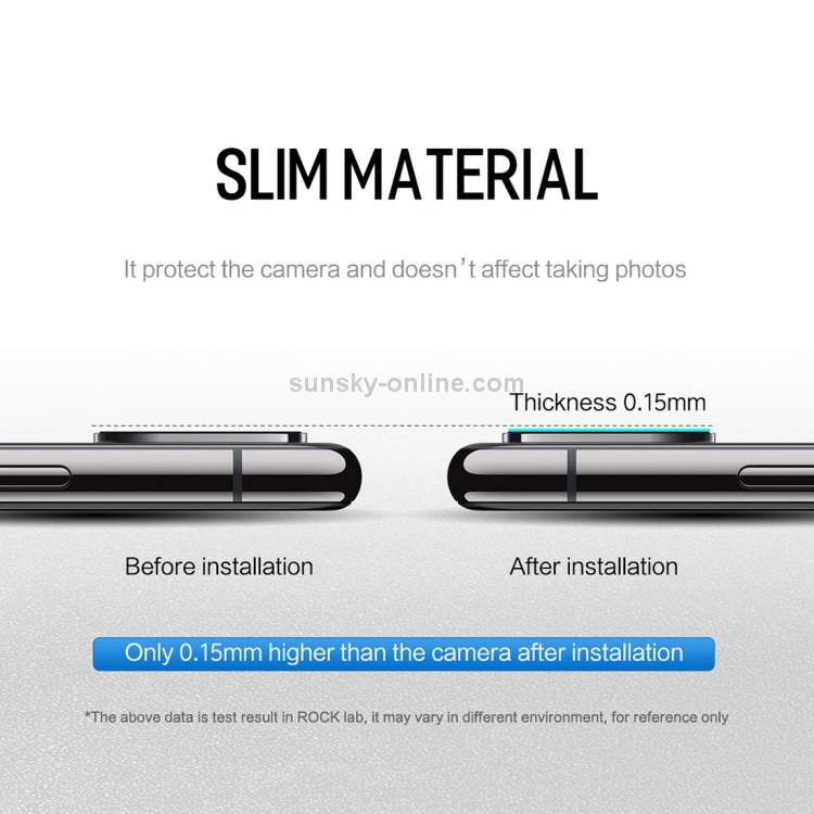 For iPhone XR 2pcs ROCK 0.15mm Rear Camera Lens Soft Tempered Glass Film For iPhone XR 2pcs ROCK 0.15mm Rear Camera Lens Soft Tempered Glass Film