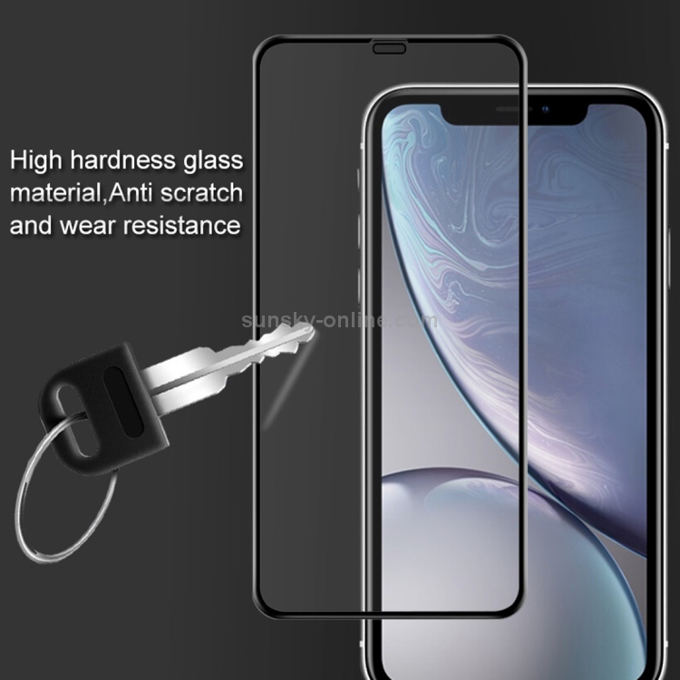 For iPhone XR IMAK 9H Surface Hardness Full Screen Tempered Glass Film (Black) For iPhone XR IMAK 9H Surface Hardness Full Screen Tempered Glass Film (Black)