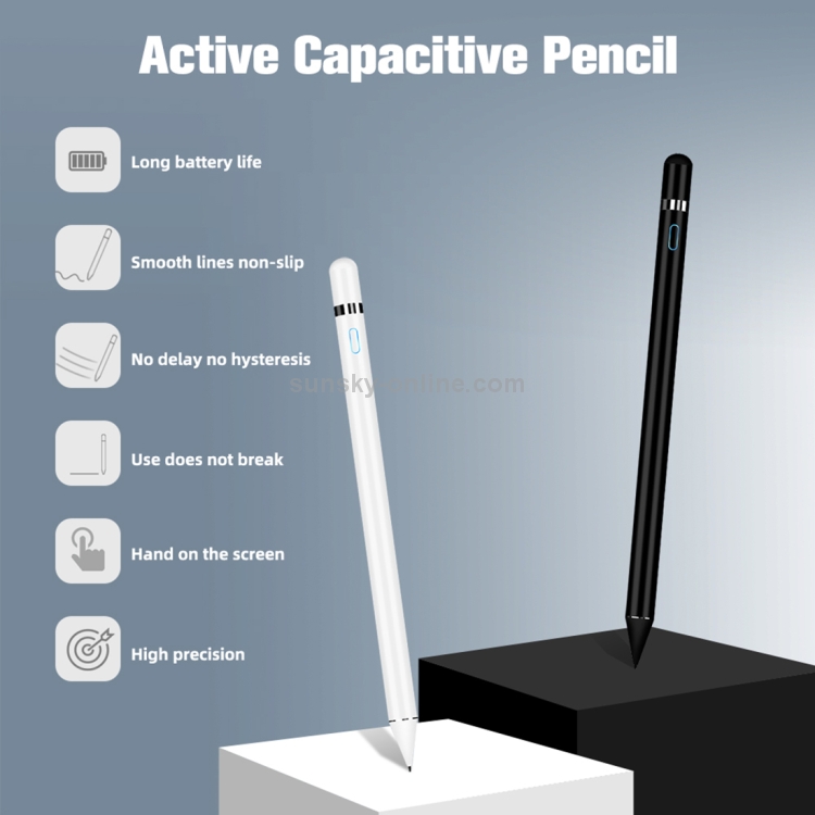 Stylus capacitivo activo para iPod touch / iPad mini & Air & Pro / iPhone (negro) - 10