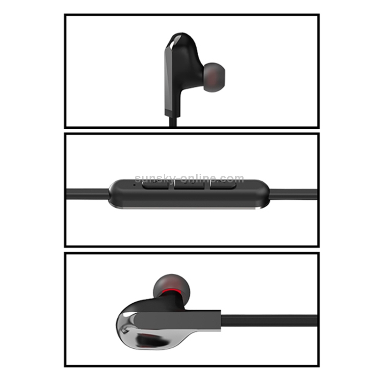 WK BD200 Bluetooth 4.2 Wireless Sports Magnetic Adsorption Wired Control Bluetooth Earphone, Support for HD Calls (Black) WK BD200 Bluetooth 4.2 Wireless Sports Magnetic Adsorption Wired Control Bluetooth Earphone, Support for HD Calls (Black)