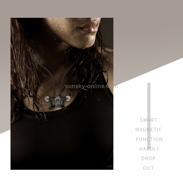 WK BD350 Bluetooth 4.2 Magnetic Adsorption Wired Control Bilateral Sports Bluetooth Earphone(Black) WK BD350 Bluetooth 4.2 Magnetic Adsorption Wired Control Bilateral Sports Bluetooth Earphone(Black)