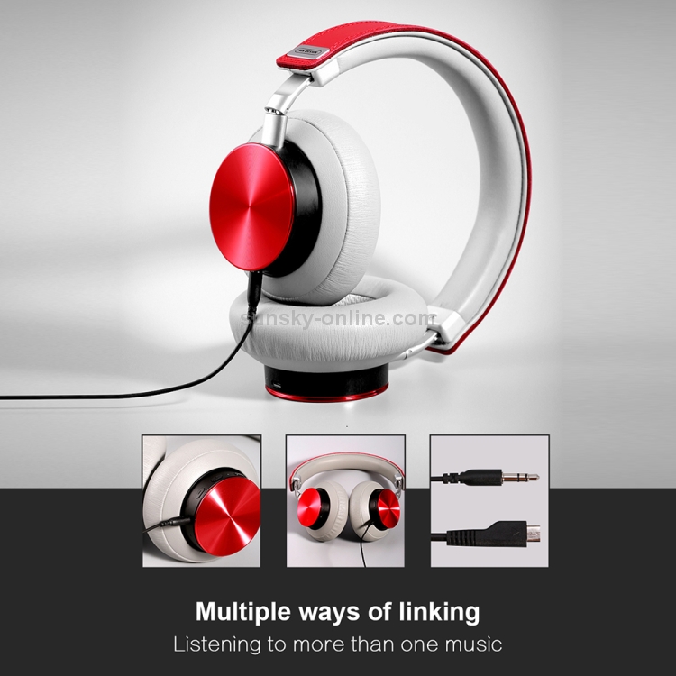 WK BH800 Bluetooth 4.1 Foldable Wireless Bluetooth Headset, Support Call (Red) WK BH800 Bluetooth 4.1 Foldable Wireless Bluetooth Headset, Support Call (Red)