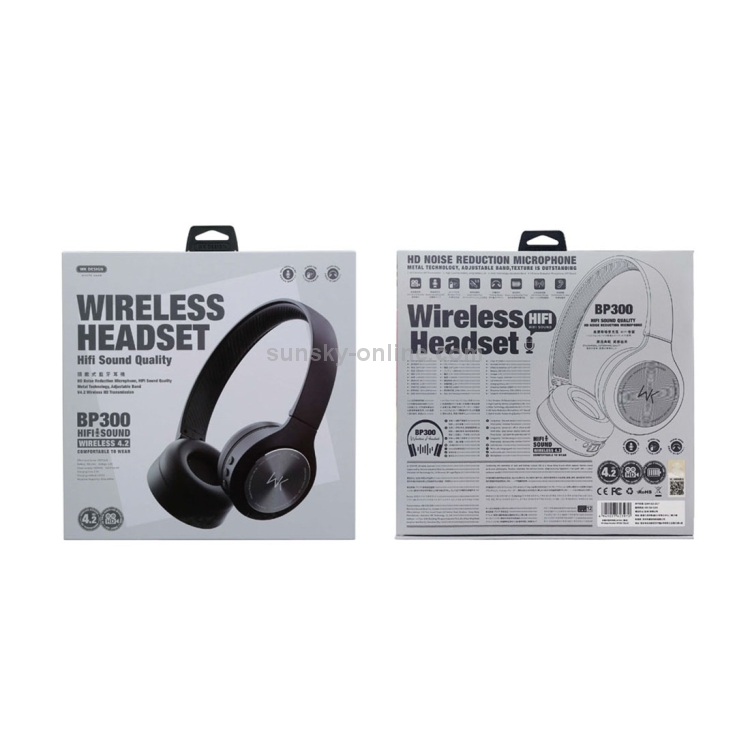 WK BP300 Bluetooth 4.2 Stretchable Foldable Wireless Bluetooth Headset with 3.5mm AUX Jack, Support calls (White) WK BP300 Bluetooth 4.2 Stretchable Foldable Wireless Bluetooth Headset with 3.5mm AUX Jack, Support calls (White)
