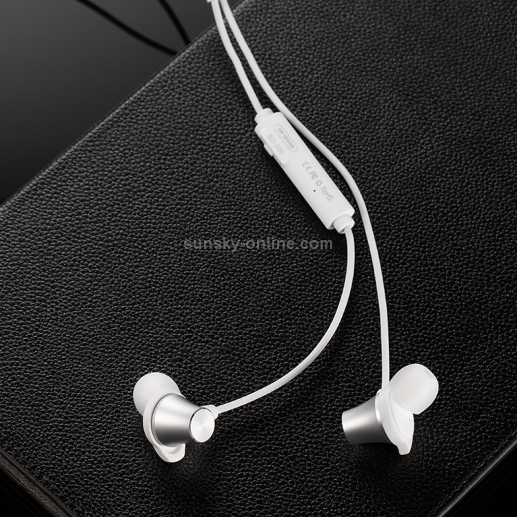 WK BD500 Bluetooth 4.1 Wireless Sports Bluetooth Earphone, Support for Calls, Cable Length: 70mm(White) WK BD500 Bluetooth 4.1 Wireless Sports Bluetooth Earphone, Support for Calls, Cable Length: 70mm(White)