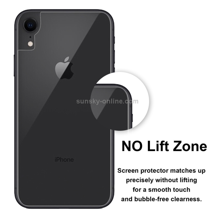 100 PCS 0.1mm HD Straight Edge PET Back Protector for iPhone XR, No Retail Package 100 PCS 0.1mm HD Straight Edge PET Back Protector for iPhone XR, No Retail Package