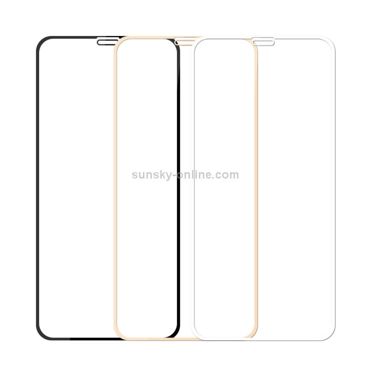 For iPhone 11 Pro / XS / X MOFI 9H Surface Hardness 2.5D Arc Edge Explosion-proof Full Screen Tempered Glass Film(Gold) For iPhone 11 Pro / XS / X MOFI 9H Surface Hardness 2.5D Arc Edge Explosion-proof Full Screen Tempered Glass Film(Gold)