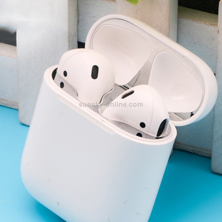 Metal Dustproof Sticker for Apple AirPods 2 (Wireless Charging)(Silver) Metal Dustproof Sticker for Apple AirPods 2 (Wireless Charging)(Silver)