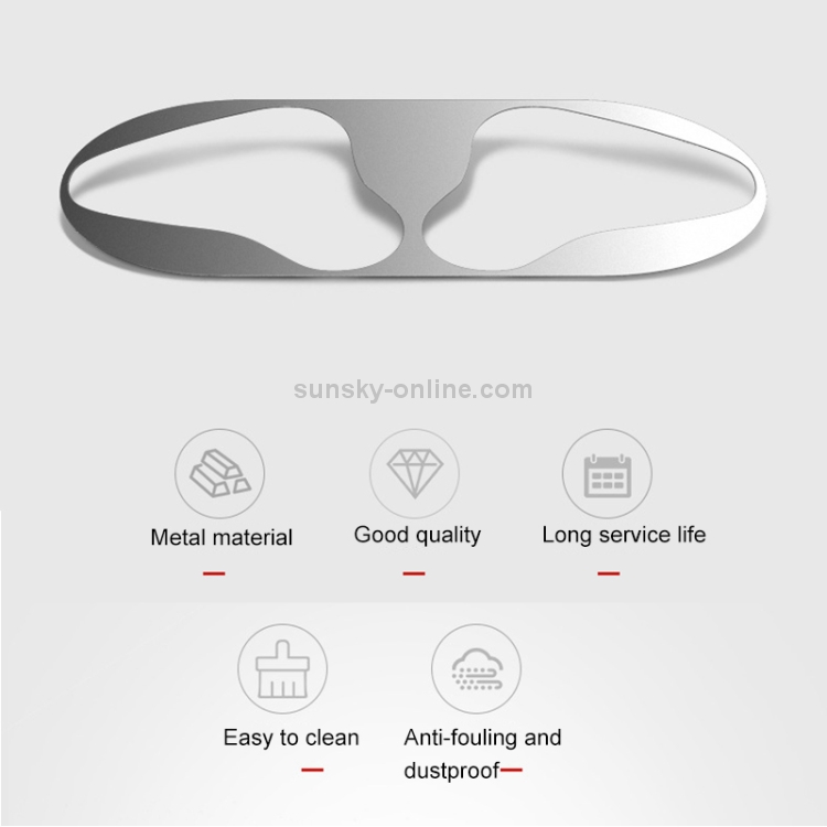 Metal Dustproof Sticker for Apple AirPods 2 (Wireless Charging)(Silver) Metal Dustproof Sticker for Apple AirPods 2 (Wireless Charging)(Silver)
