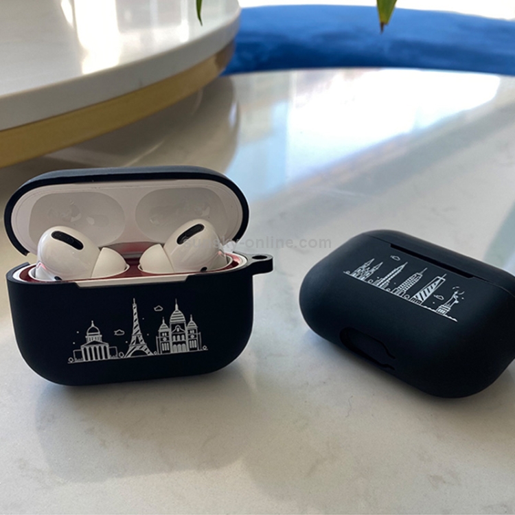For AirPods Pro Solid Color Silicone Earphone Protective Case ( Iron Tower ) For AirPods Pro Solid Color Silicone Earphone Protective Case ( Iron Tower )