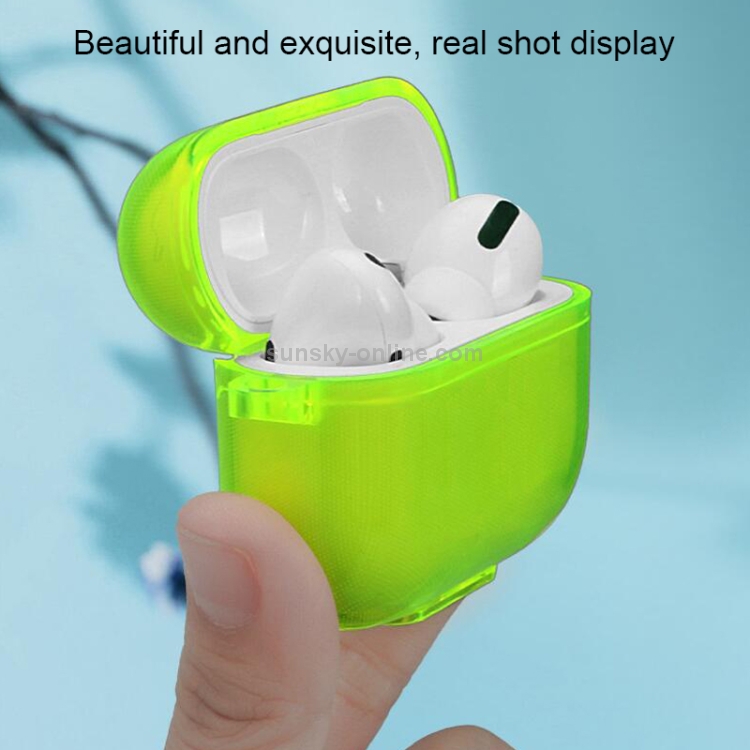 For AirPods Pro Simple Fluorescent Solid Color Earphone Protective Sleeve(Black) For AirPods Pro Simple Fluorescent Solid Color Earphone Protective Sleeve(Black)