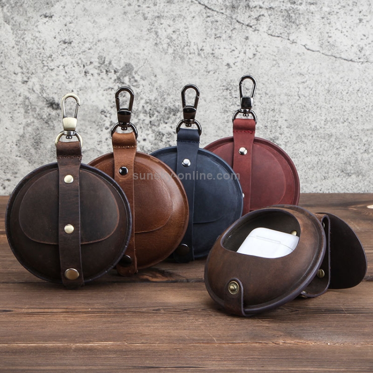 CF1042B For AirPods Pro Crazy Horse Texture Convenient Multifunction Earphone Protective Leather Case with Hook(Brown) CF1042B For AirPods Pro Crazy Horse Texture Convenient Multifunction Earphone Protective Leather Case with Hook(Brown)